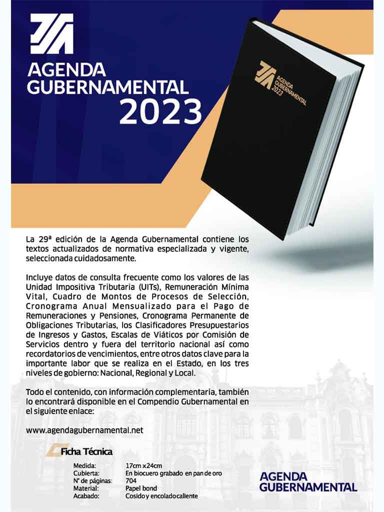 Agenda Gubernamental 2023