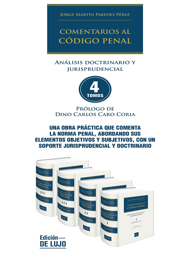 Comentarios al Código Penal (4 Tomos)